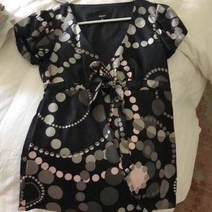 Express polka dot top